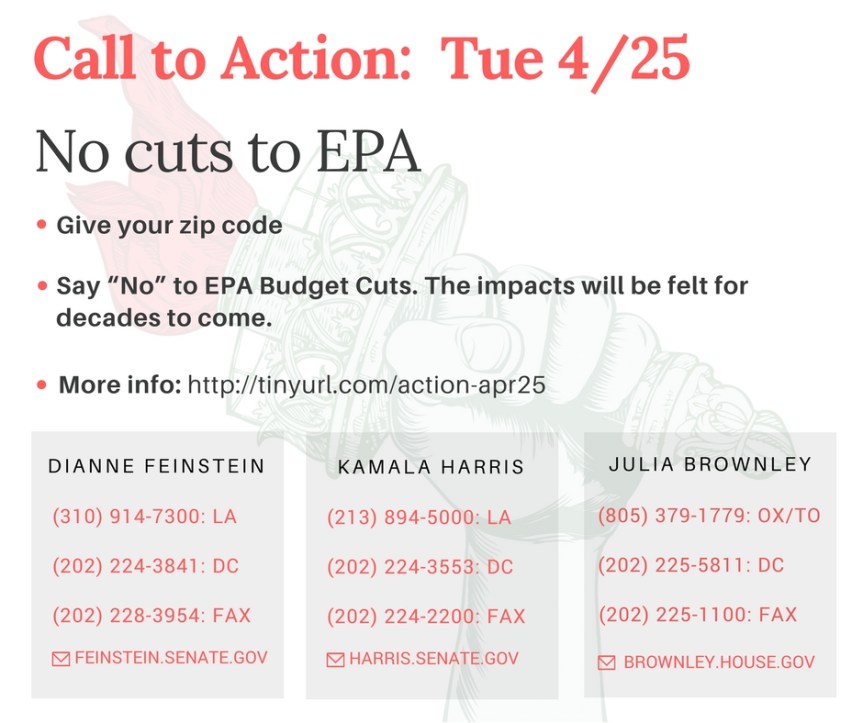 Say No to EPA Budget Cuts: A 31% cut threatens jobs, national security and the&nbsp;environment