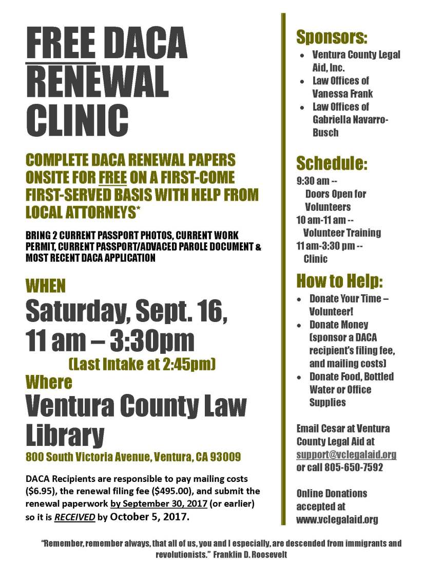 170916 DACA Clinic