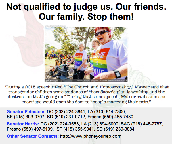 Radical extremists in black robes. Call to stop&nbsp;them.