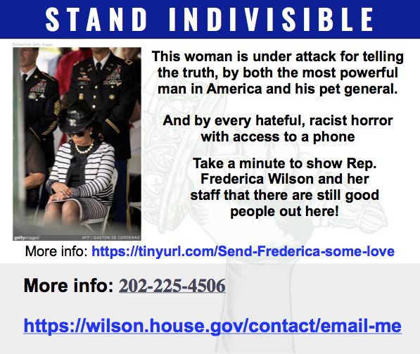 Show some love, California! Stand Indivisible. #StandwithFrederica.