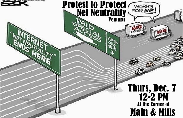 CANCELLED DUE TO THE FIRES! Rally to Protect Net&nbsp;Neutrality!