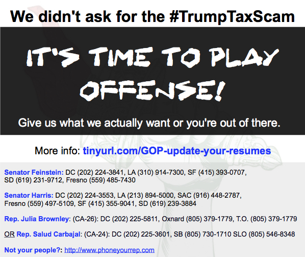 Play Offense on Taxes – Tell them what WE&nbsp;want.