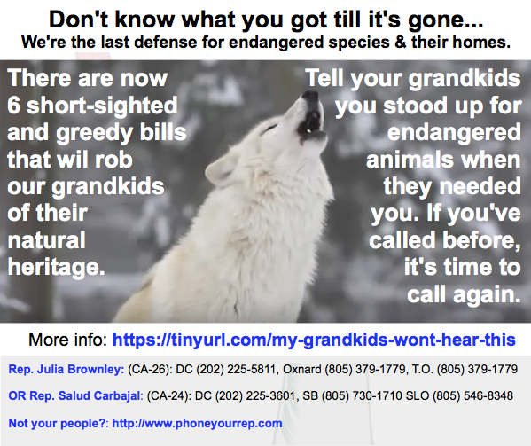 While our attention was on taxes, these horrors have quietly crept out of their committees. Call, Call,&nbsp;Call!