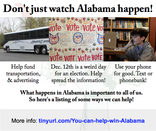 Here’s the latest in the fight for Alabama. There’s lots we can do to&nbsp;help.