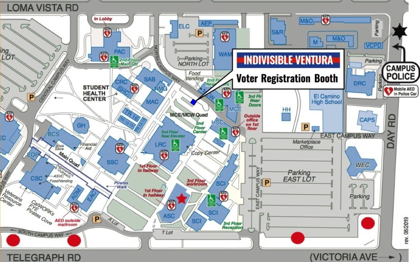 Ventura College map