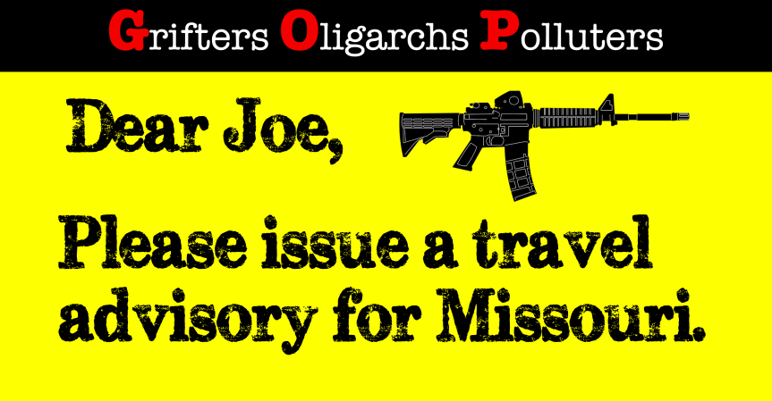 Missouri should be treated as a war&nbsp;zone.