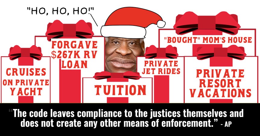 The Supreme Court’s toothless code of ethics is a joke. Tell your legislators to pass a real&nbsp;one.