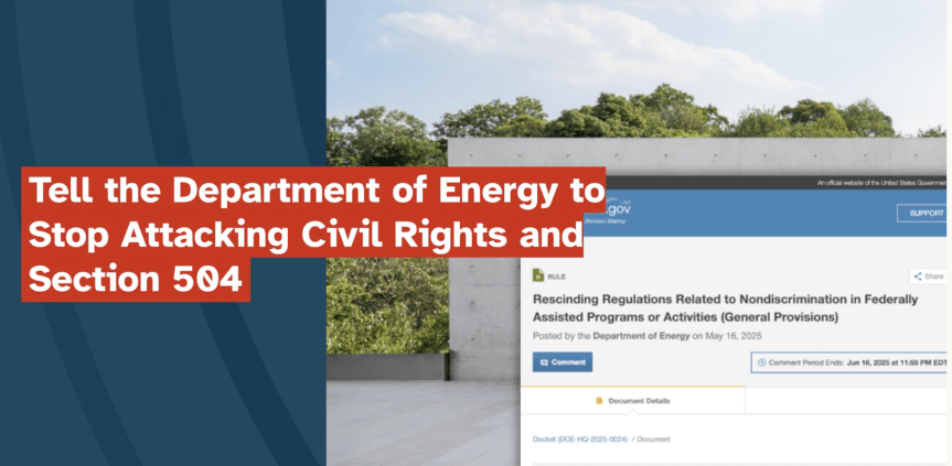 Why is it not a surprise they’re going after the disabled? We have until Monday, June 16, 8:59 pm PDT, to flood them with “significant adverse&nbsp;comments!”